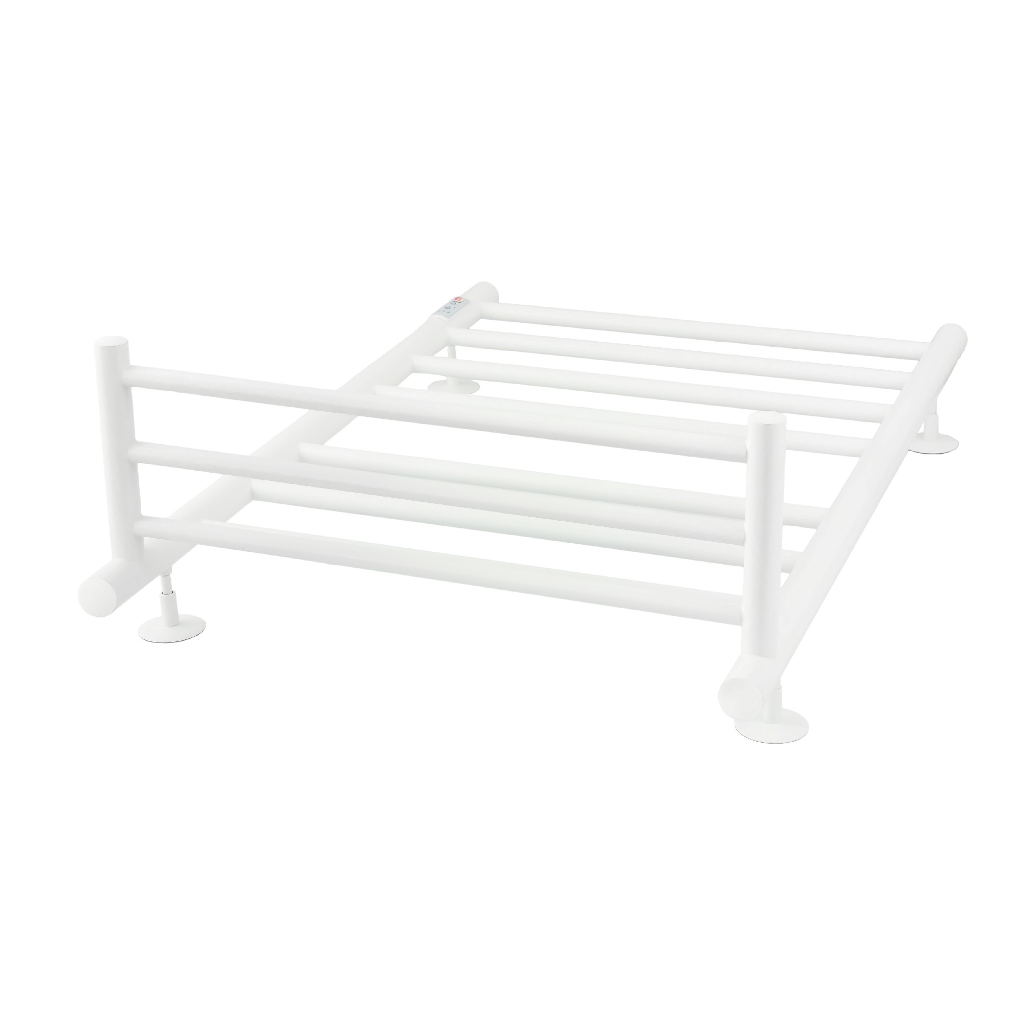 Полотенцесушитель Energy Round Modus 800x500 белый с таймером, с полкой